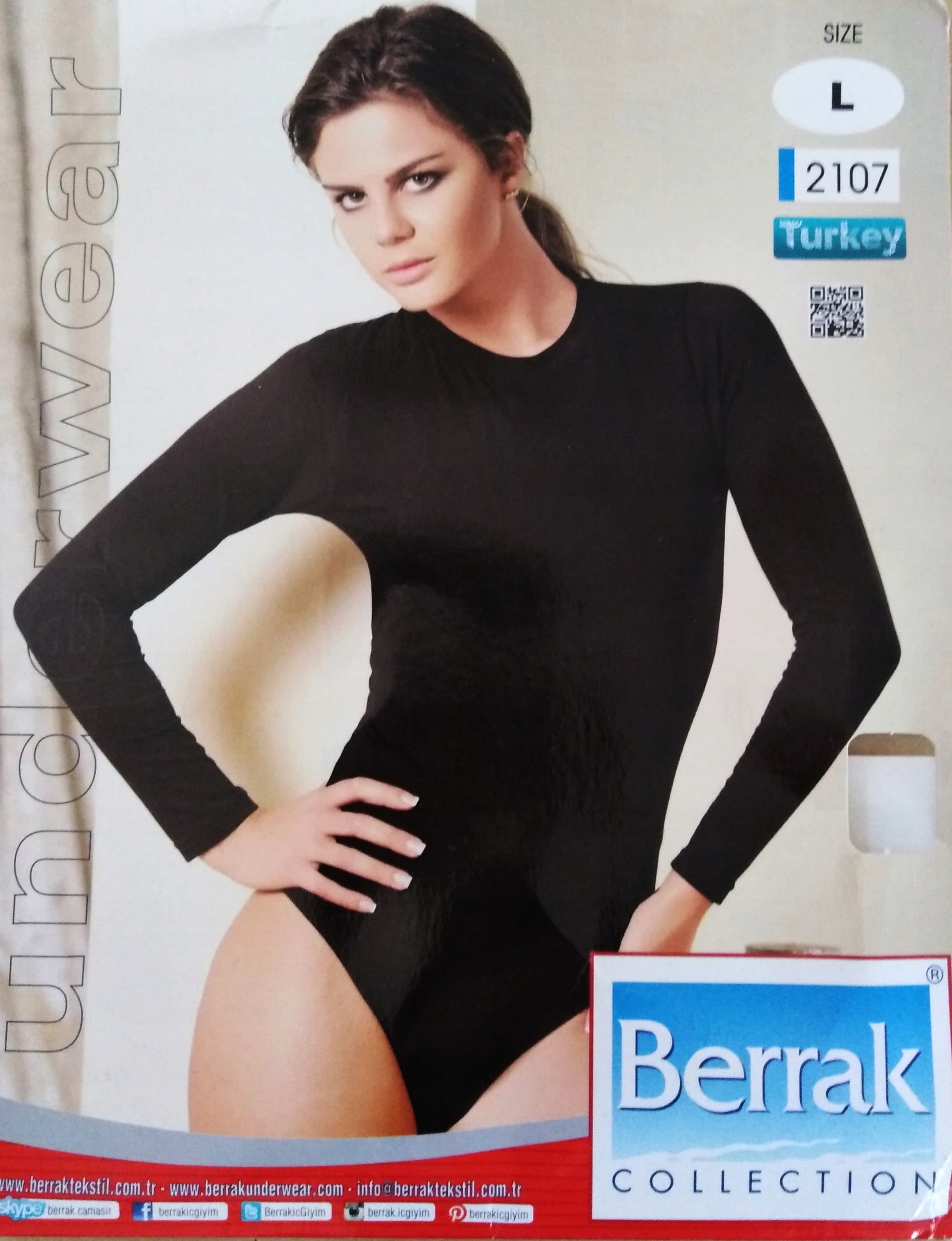 Klasyczne BAWEŁNIANE BODY gładkie Długi rękaw S