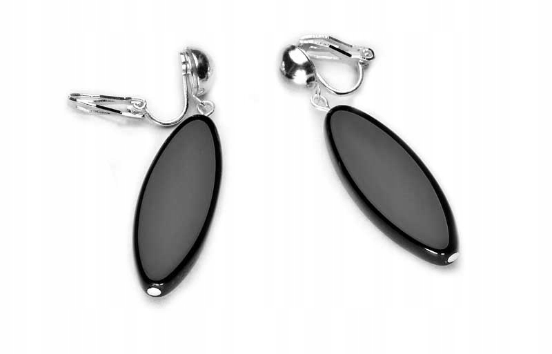 

Klipsy Długie Czarne Jablonex Wiszące Wesele Modne