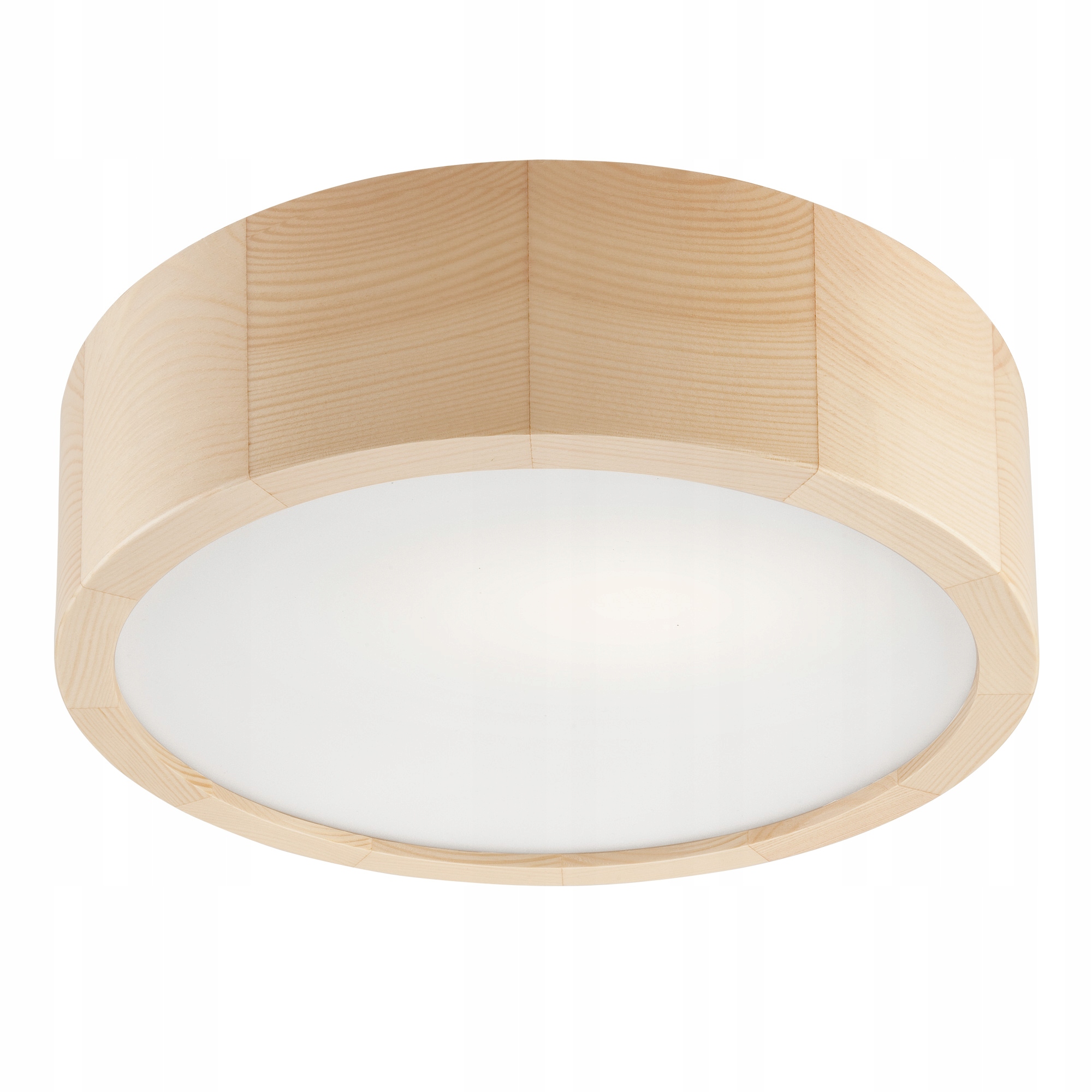 

plafon +moduł Led 12W Modern 28 drewno sosna koło