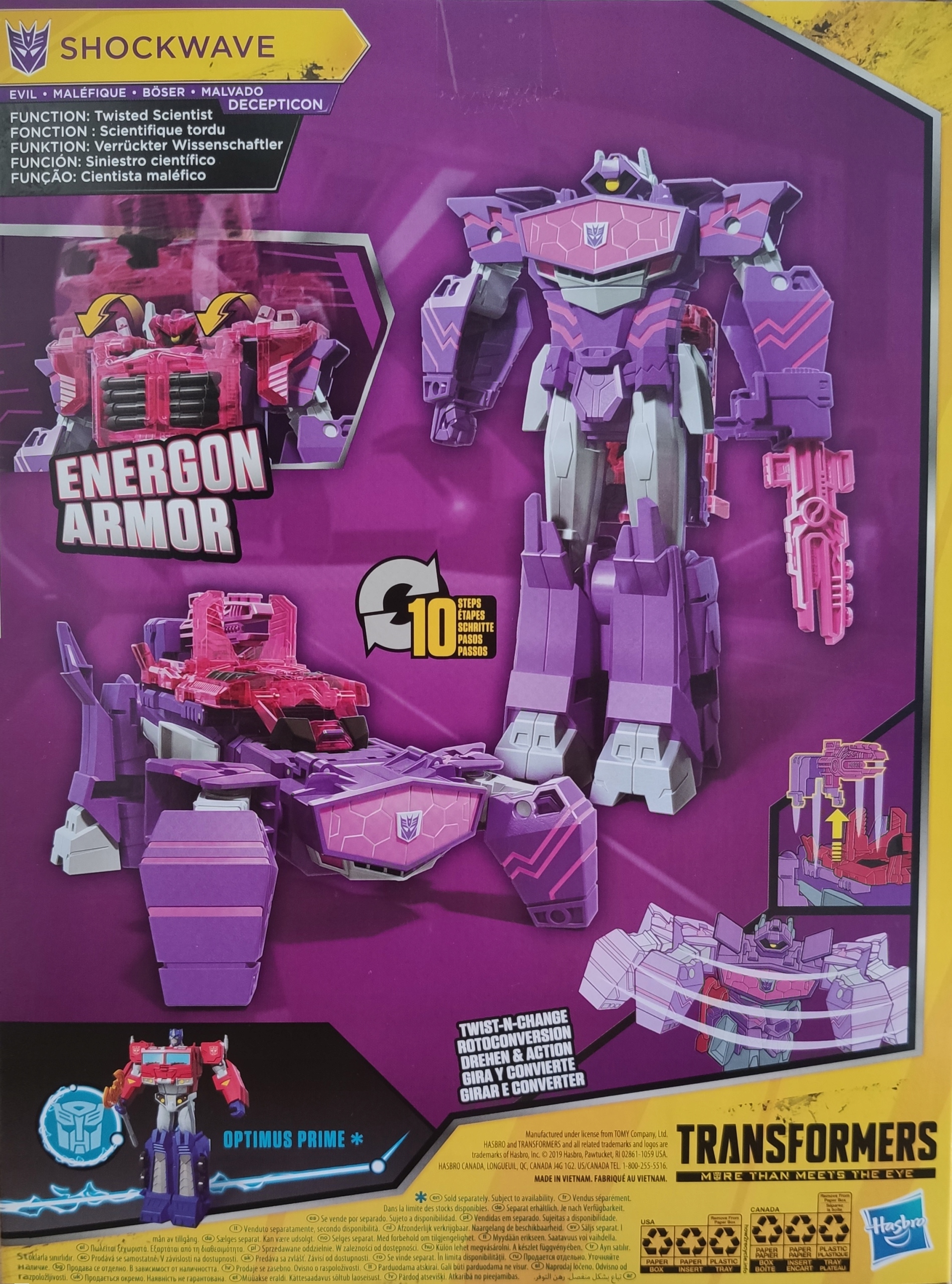 Transformers Shockwave CYBERVERSE Energon Armor Marka Hasbro