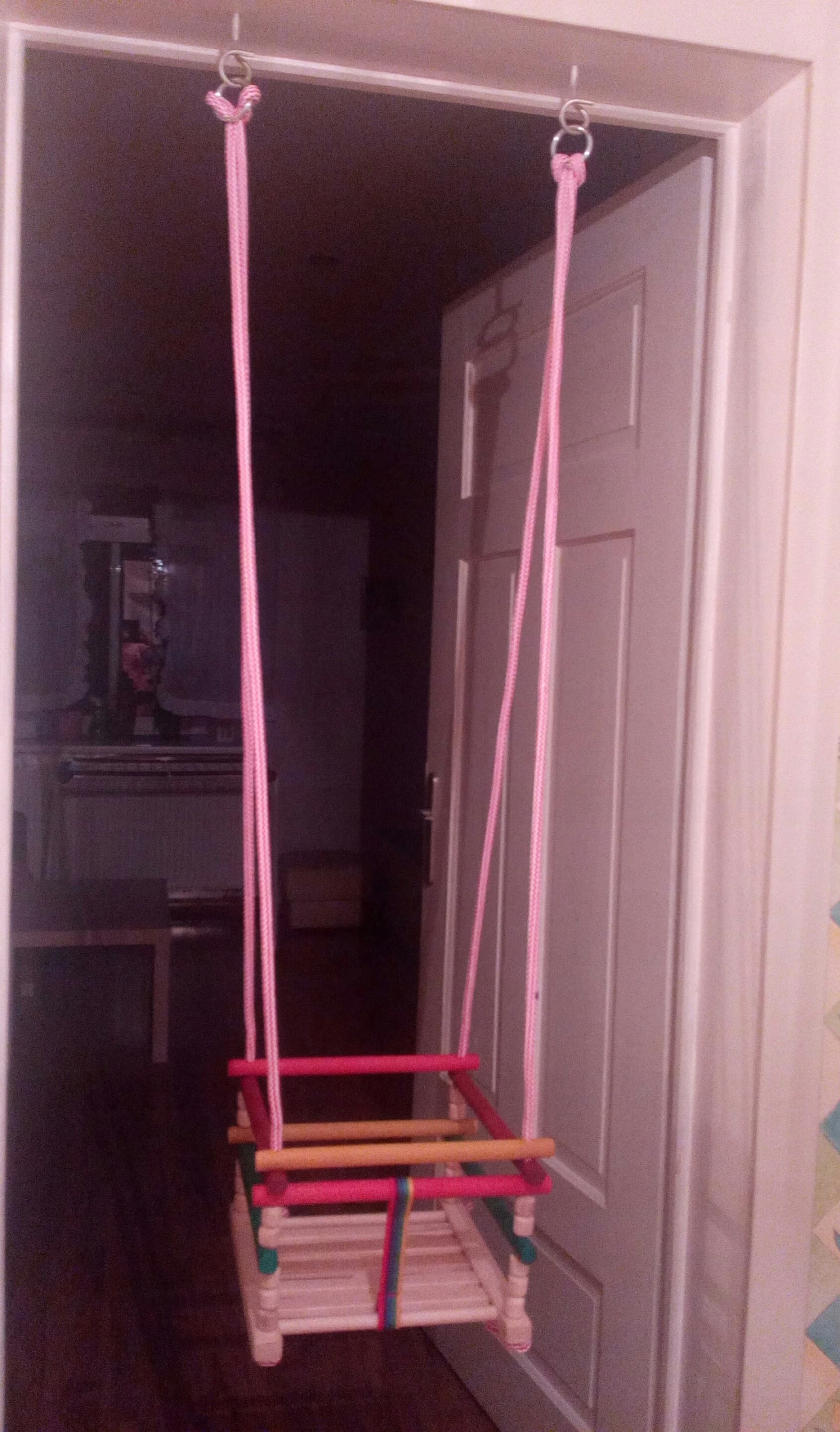 KOLOROWA HUŚTAWKA NP. DO OGRODU, SOLIDNA (DO 25KG) Rodzaj siedzisko