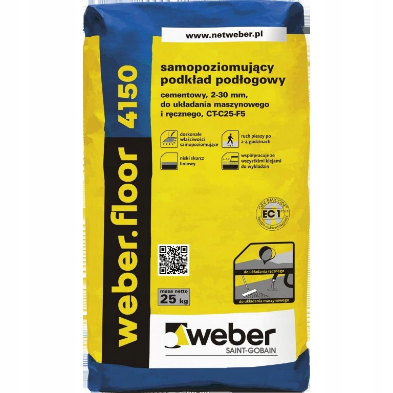 4150 PODŁOGOWY PODKŁAD SAMOPOZIOMUJĄCY OP. 25KG