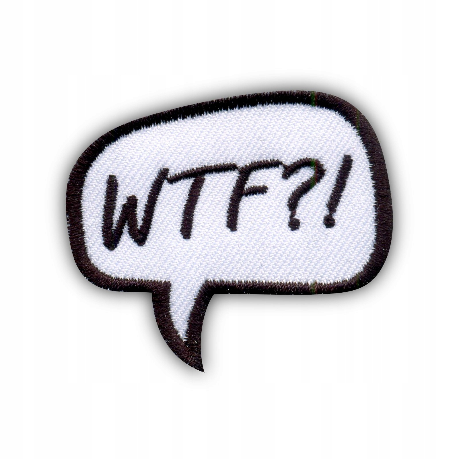 

Naszywka Dymek- Wtf! chmurka komiks What The F...