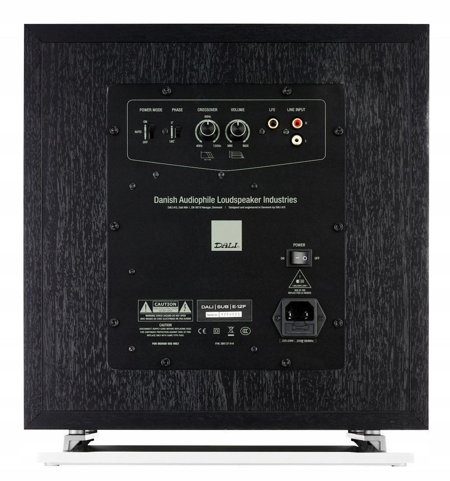 DALI SUB E-12F EPICENTRUM BASU I KUNSZTOWNY DESIGN Model E-12F Black
