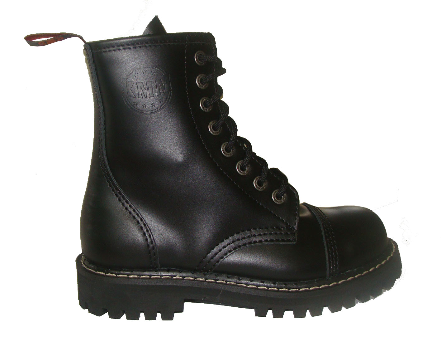 Klasyczne Czarne GLANY, półbuty 8-holes KMM roz.45 Marka KMM