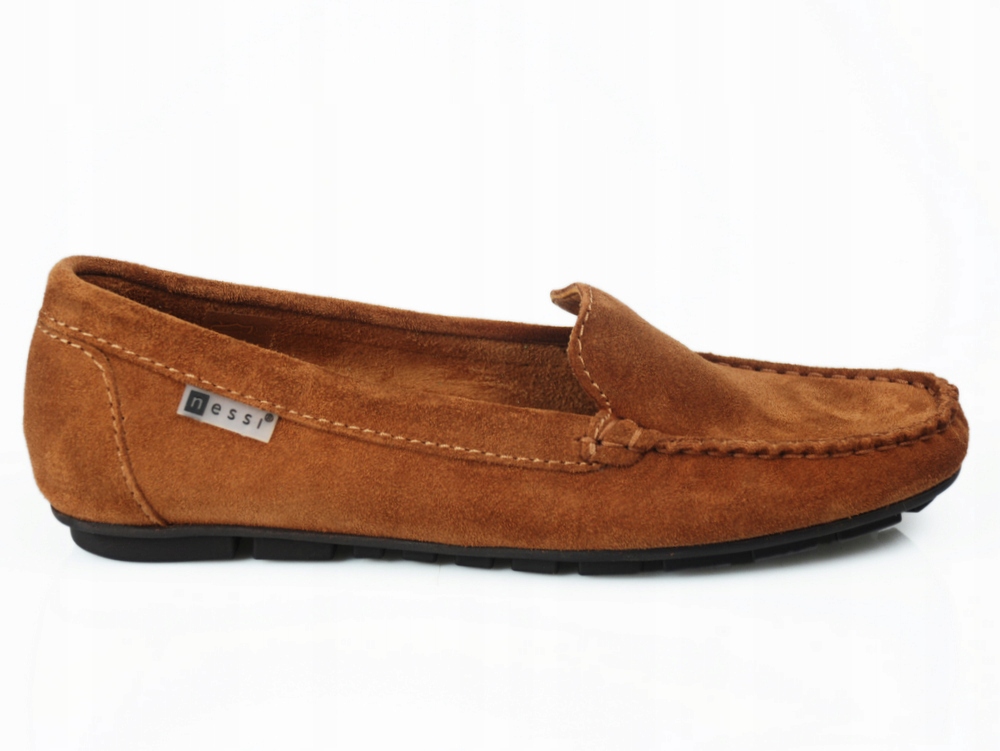 Nessi 17130 mokasyny camel zamsz 39 Marka Nessi