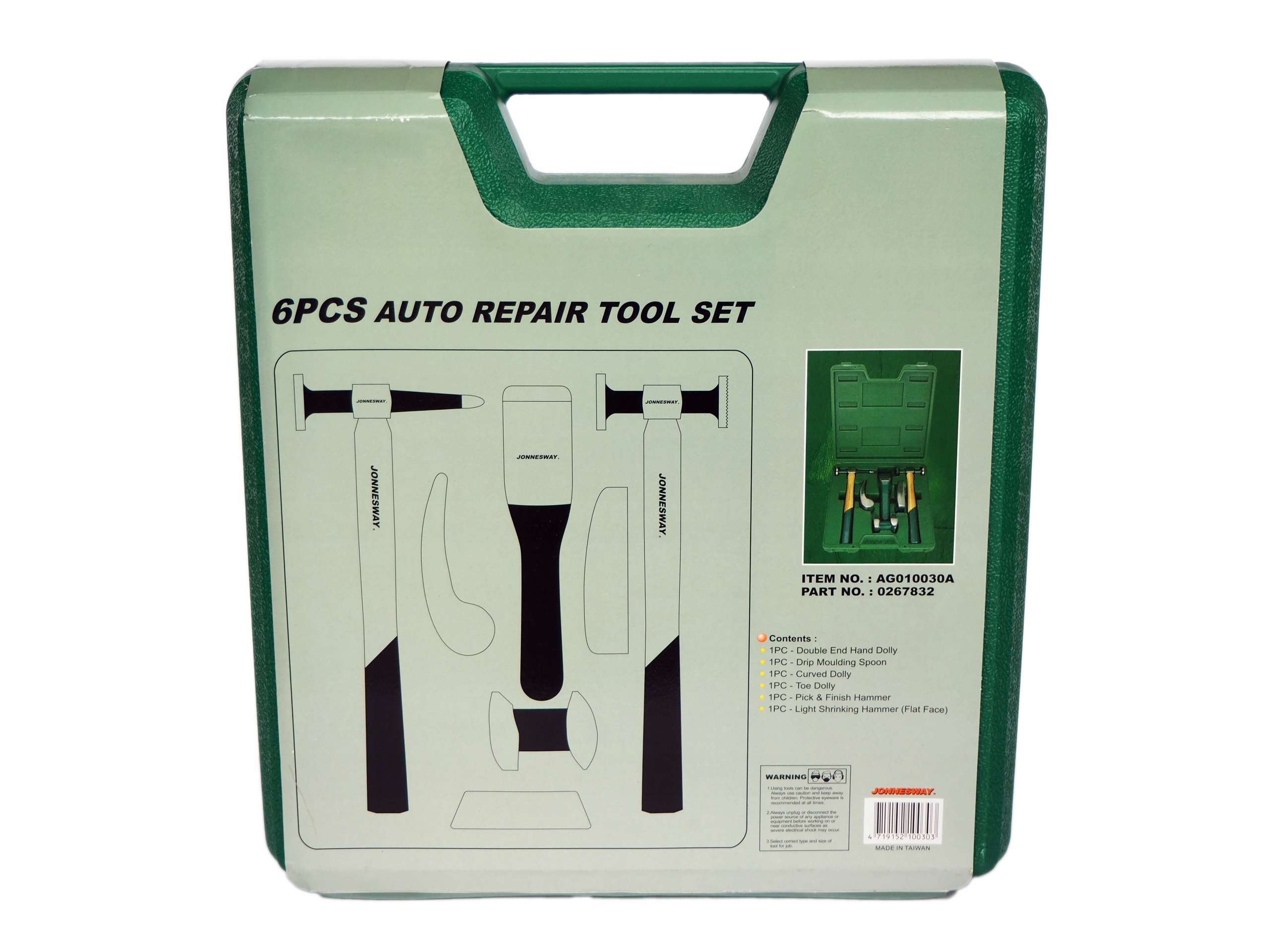 JONNESWAY ЛИСТОВОГО МЕТАЛЛА НАБОР ИНСТРУМЕНТОВ 9 ШТ.