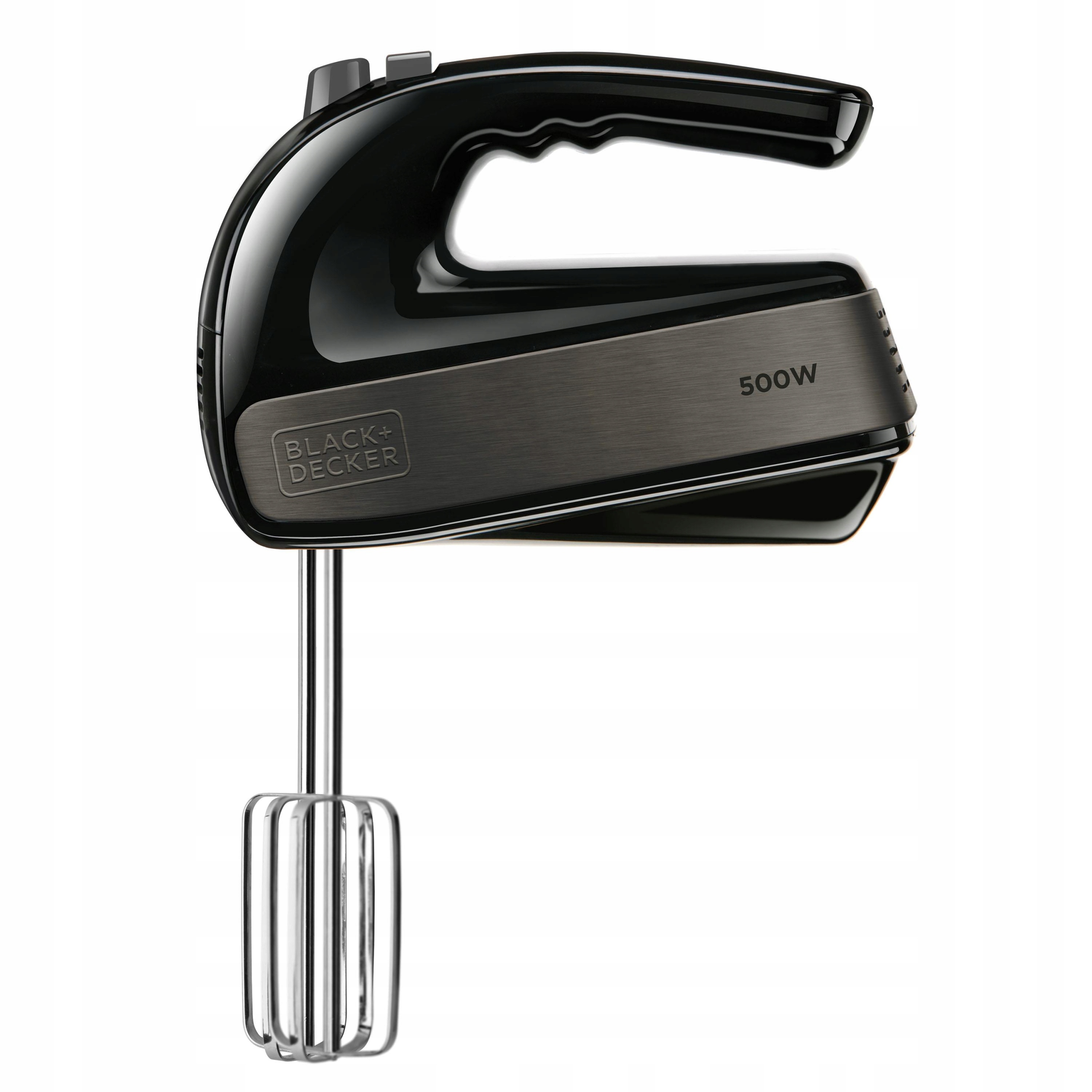 Ruční mixér Black+Decker, BXMX500E, černý, 5 rychlostí turbo, 500 W