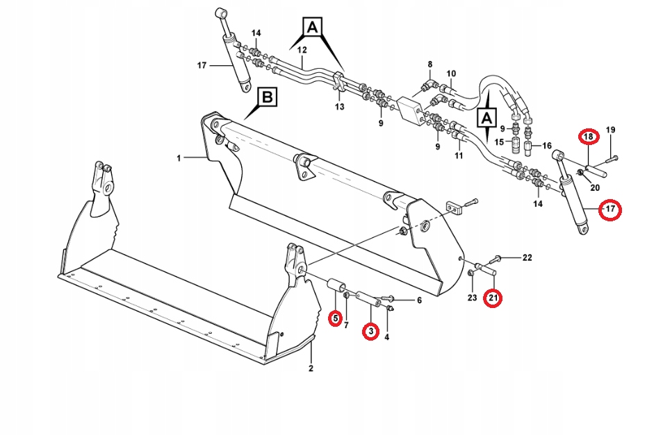 VOLVO BL61 BL71 КОМПЛЕКТ ШТЫРЕЙ И ВТУЛОК КРОКОДИЛА