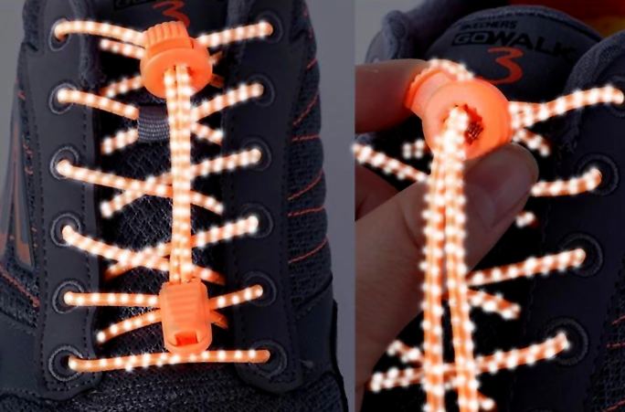 SZNUROWADŁA SZNURÓWKI SAMOZACISKOWE ODBLASKI Kolor Rodzaj samozaciskowe