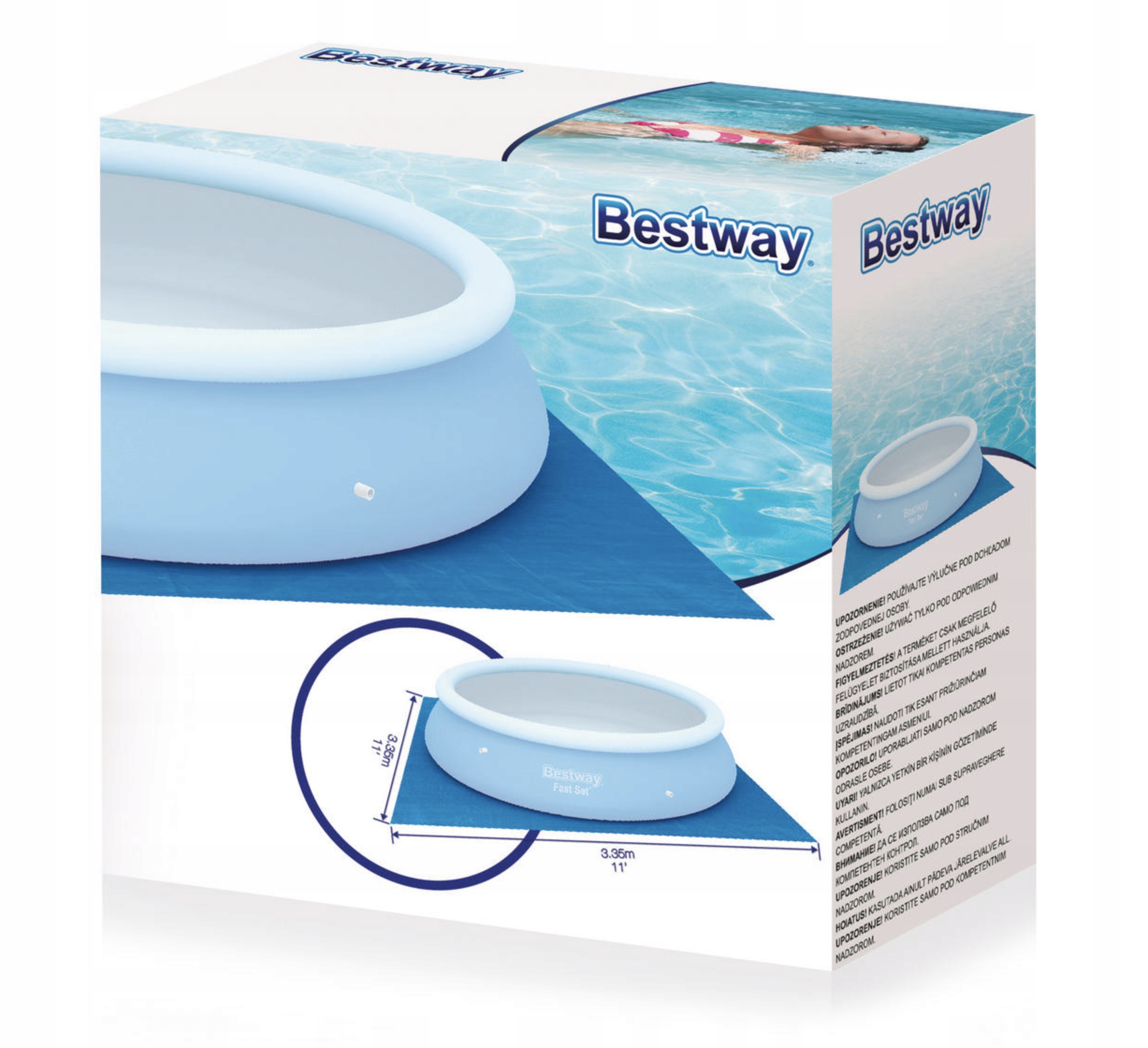 mata pod basen 335x335cm BESTWAY |  58001 — 11
