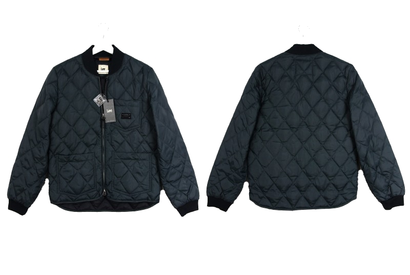 

Lee Bomber Quilted Kurtka Pikowana 50%KACZY Puch_s