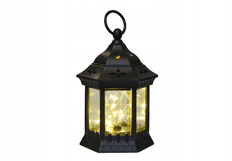 

Ozdoba glamour Latarnia Mikro Led Druciki L
