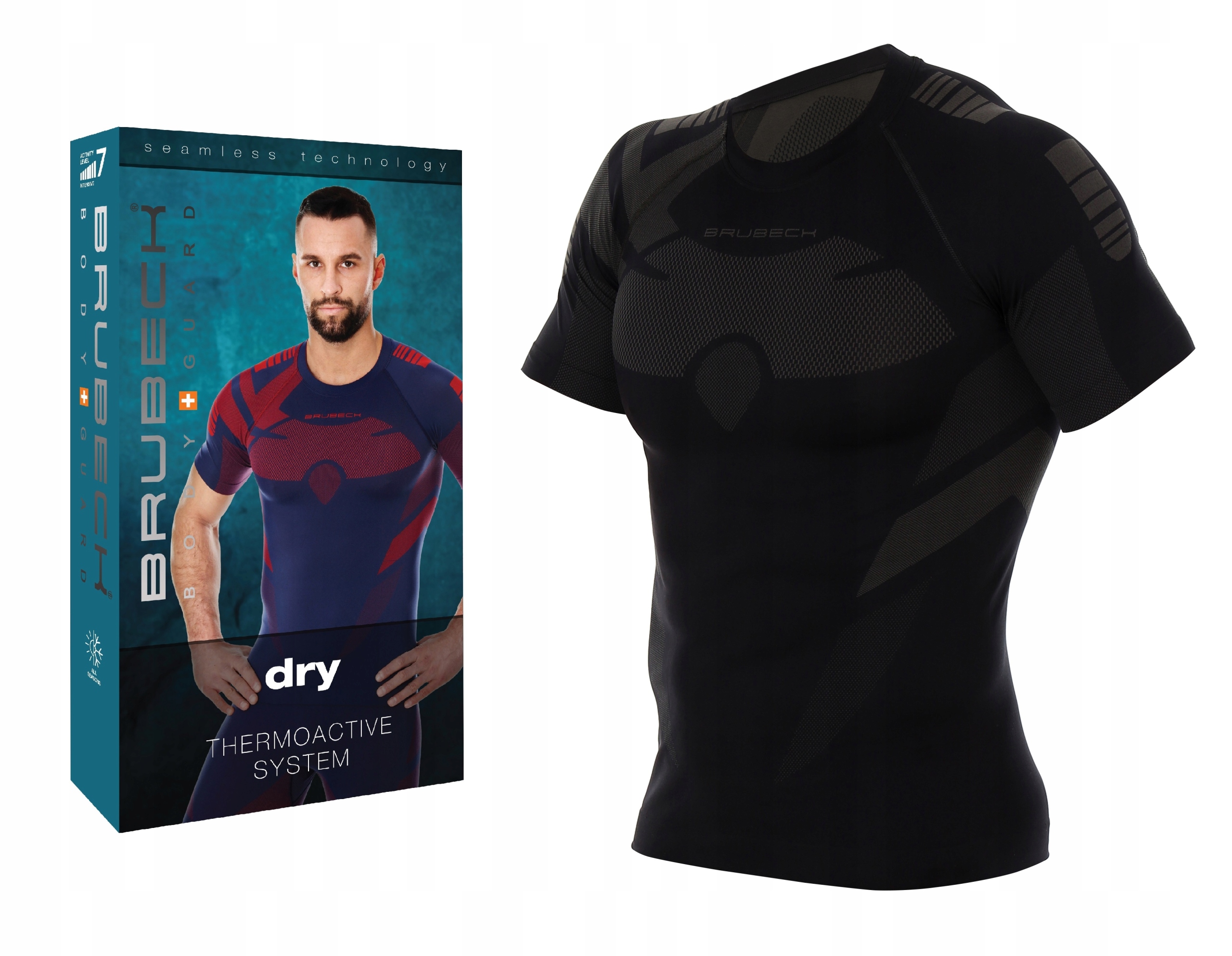 

Brubeck Dry Men Oddychająca Przewiewna Koszulka -L