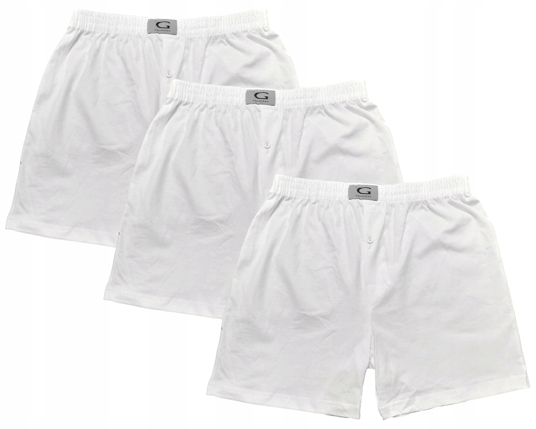 

3x Luzne Polskie bokserki Białe -kolory xxxl, 3XL