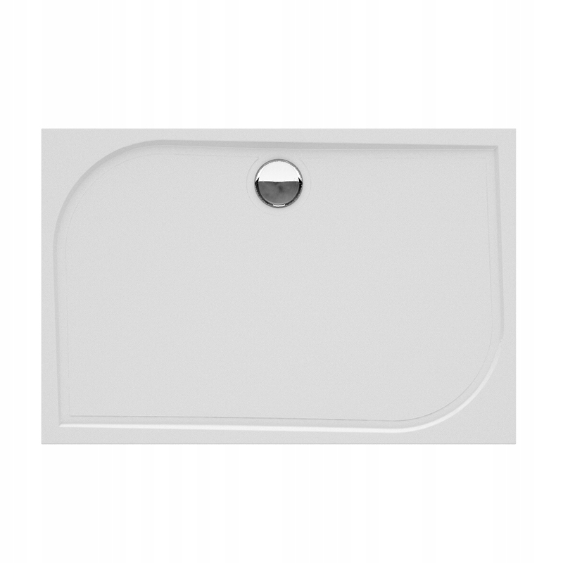Brodzik New Trendy Savos prostokątny 120 x 80 cm 3cm wys, 2cm głęboki