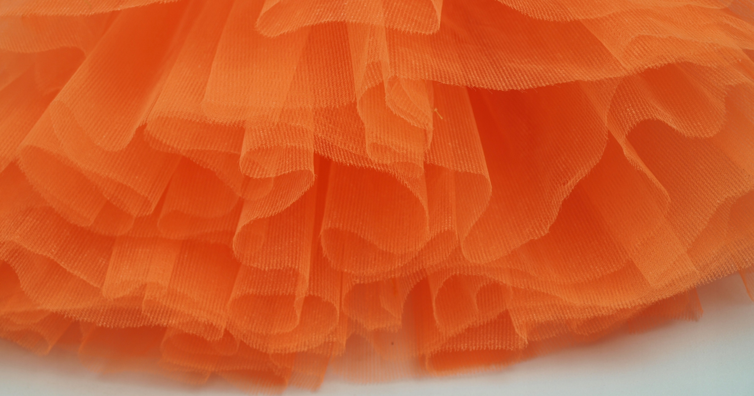 SPÓDNICZKA TIULOWA SPÓDNICA TUTU 30cm pomarańczowa Rozmiar XS/S