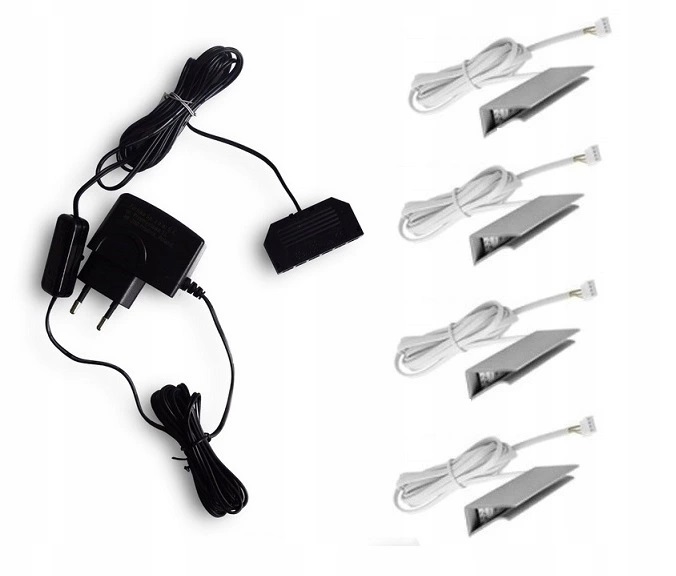 4 punktowe oświetlenie LED KLIPEX 1 kolor biały