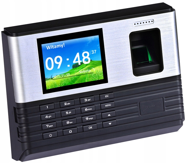 POLSKI SYSTEM Rejestrator pracy palec + RFID +WiFi Rodzaj rejestrator czasu pracy