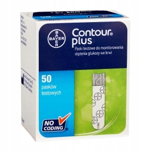 Contour Plus paski testowe do glukometru 50 pasków