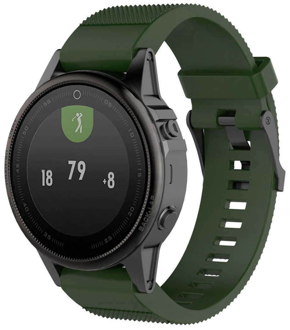 ZIELONY Pasek Garmin FENIX 7S Sapphire Solar