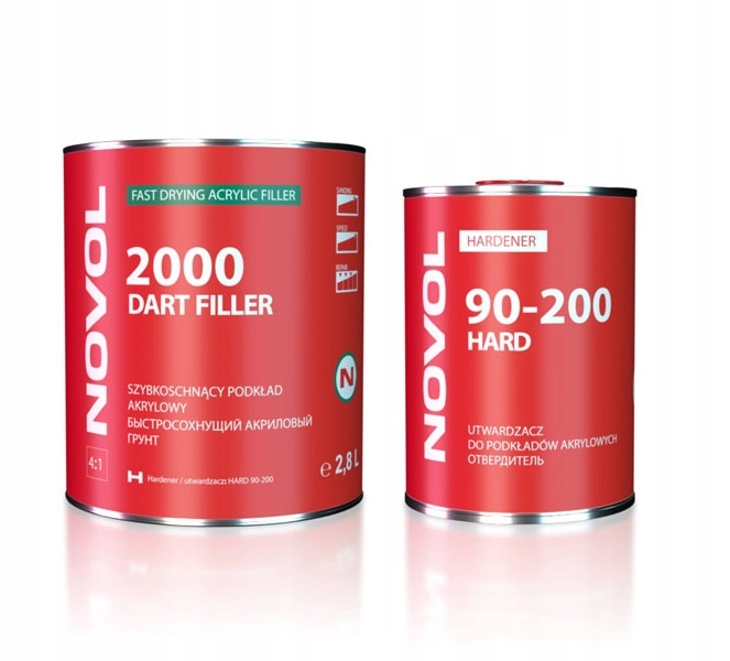 

Novol 2000 Dart Filler Podkład Akrylowy 3,5L Szary