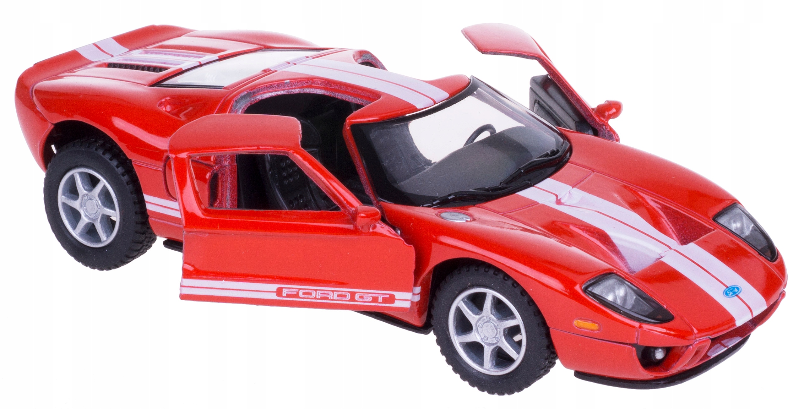 

2006 Ford Gt 40 Model Metal Kinsmart 1:36 Czerwony