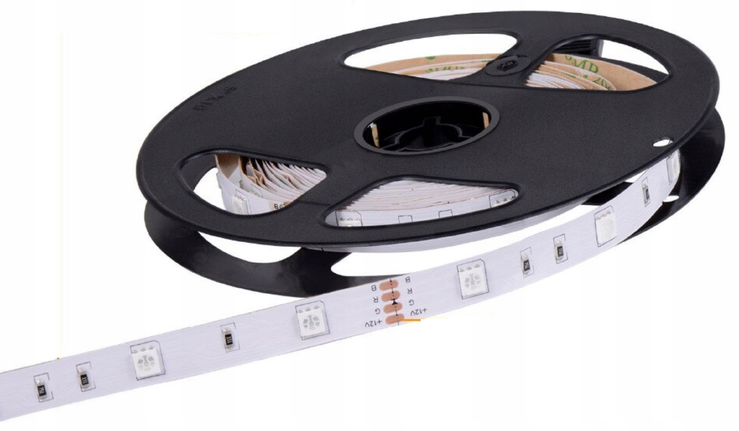 TAŚMA 12V 5050 30LED 1M IP20 RGB MULTIKOLOR JAKOŚĆ