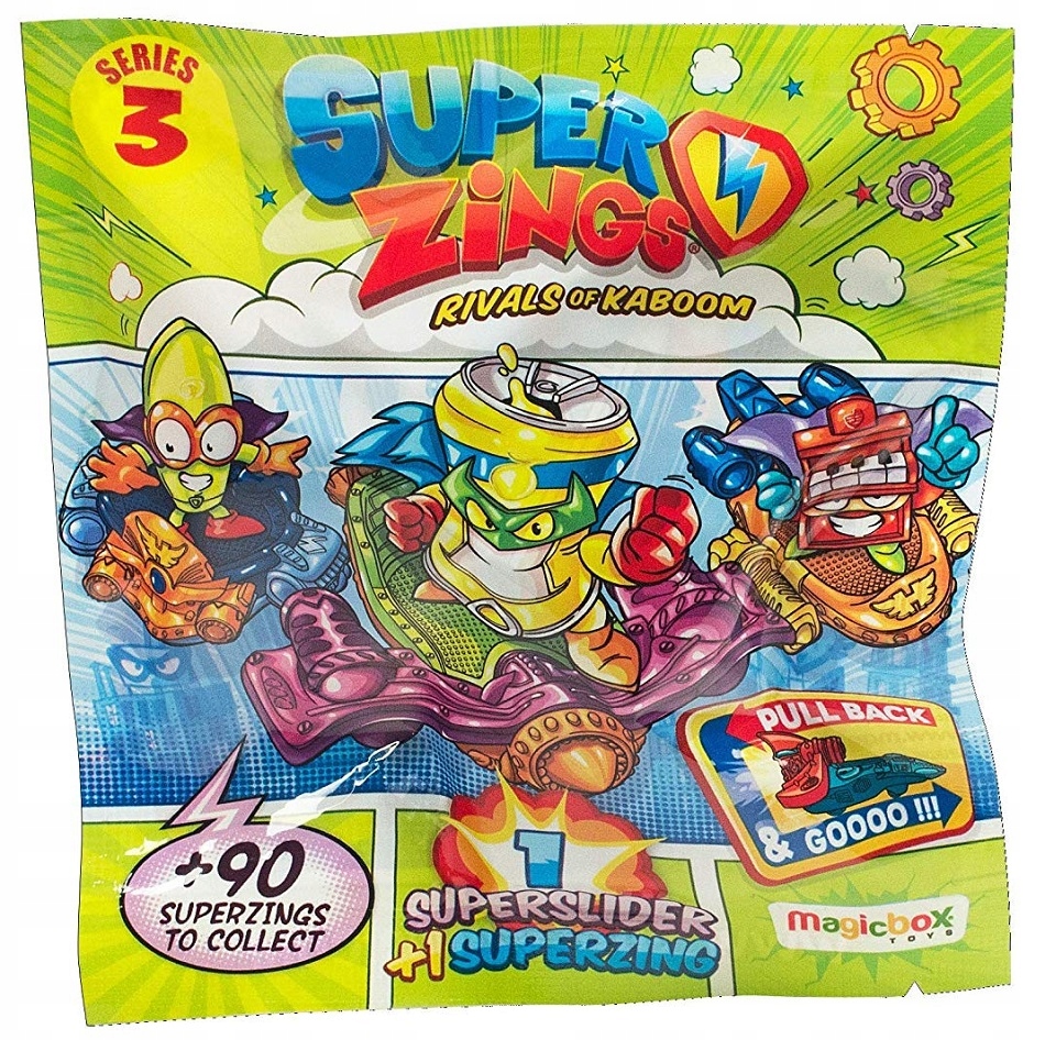 

Zings Seria 3 Superzings Figurka Pojazd