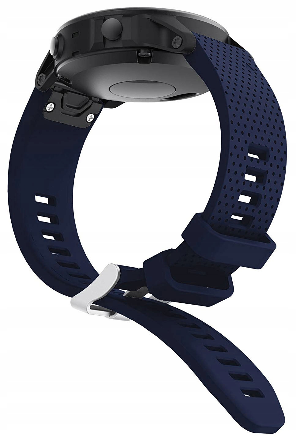 Granatowy Silikonowy Pasek Garmin Fenix 6S Quick