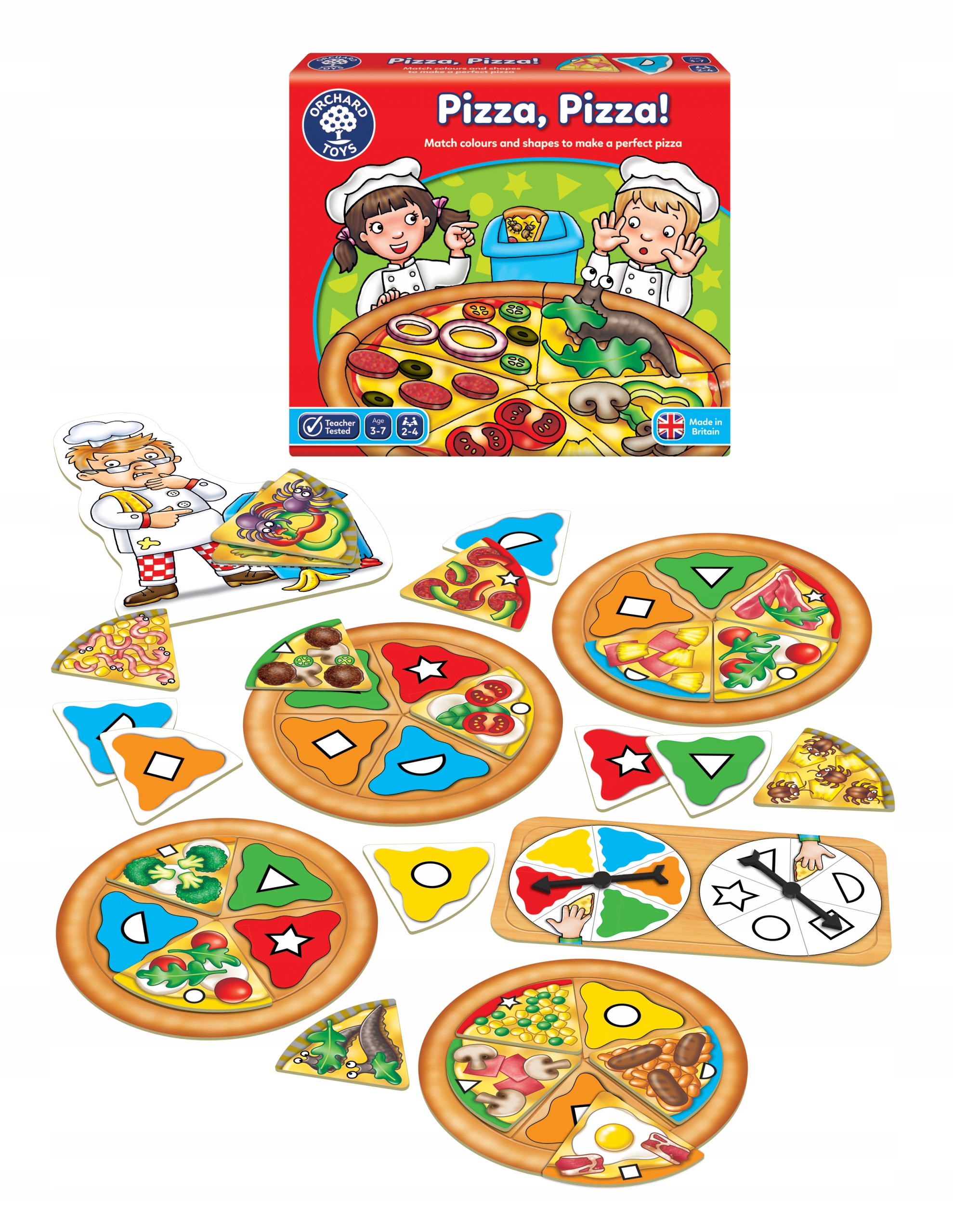 Orchard Toys Пицца, Пицца! плюс песня БЕСПЛАТНО