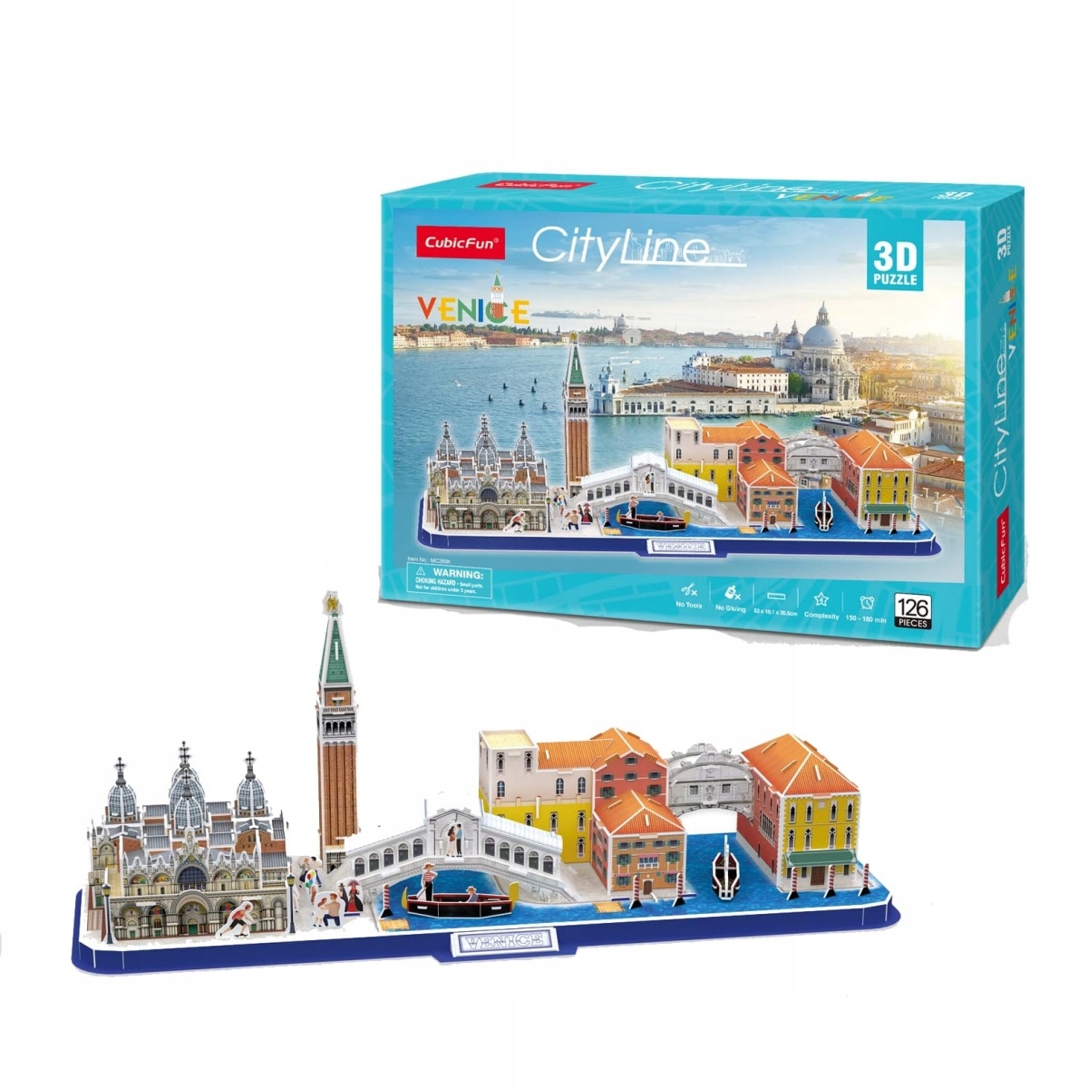 

Puzzle 3D City Line Wenecja Cubic Fun 20269
