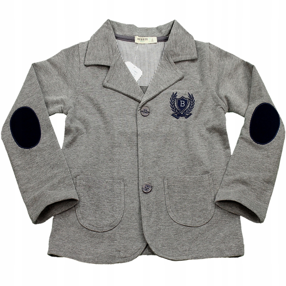 

Dresowa Marynarka Z Łatkami Szara Breeze 110 720X