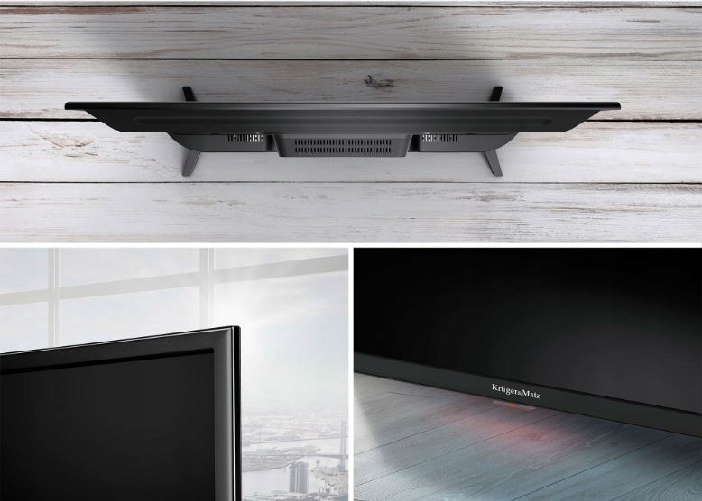 Telewizor 32'' Kruger&Matz 2xHDMI, USB, DVB-T2 Rozdzielczość ekranu (px) 1366 x 768