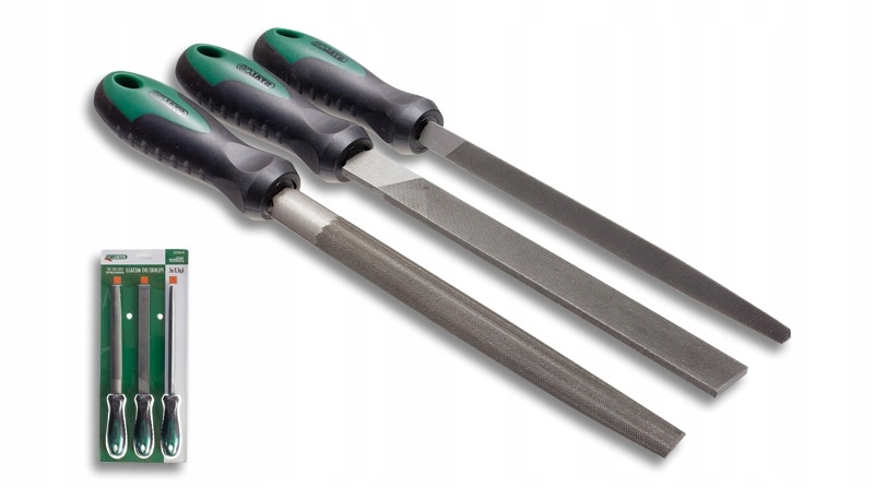 PILNIKI DO METALU 200mm 3-ELEMENTY STALCO