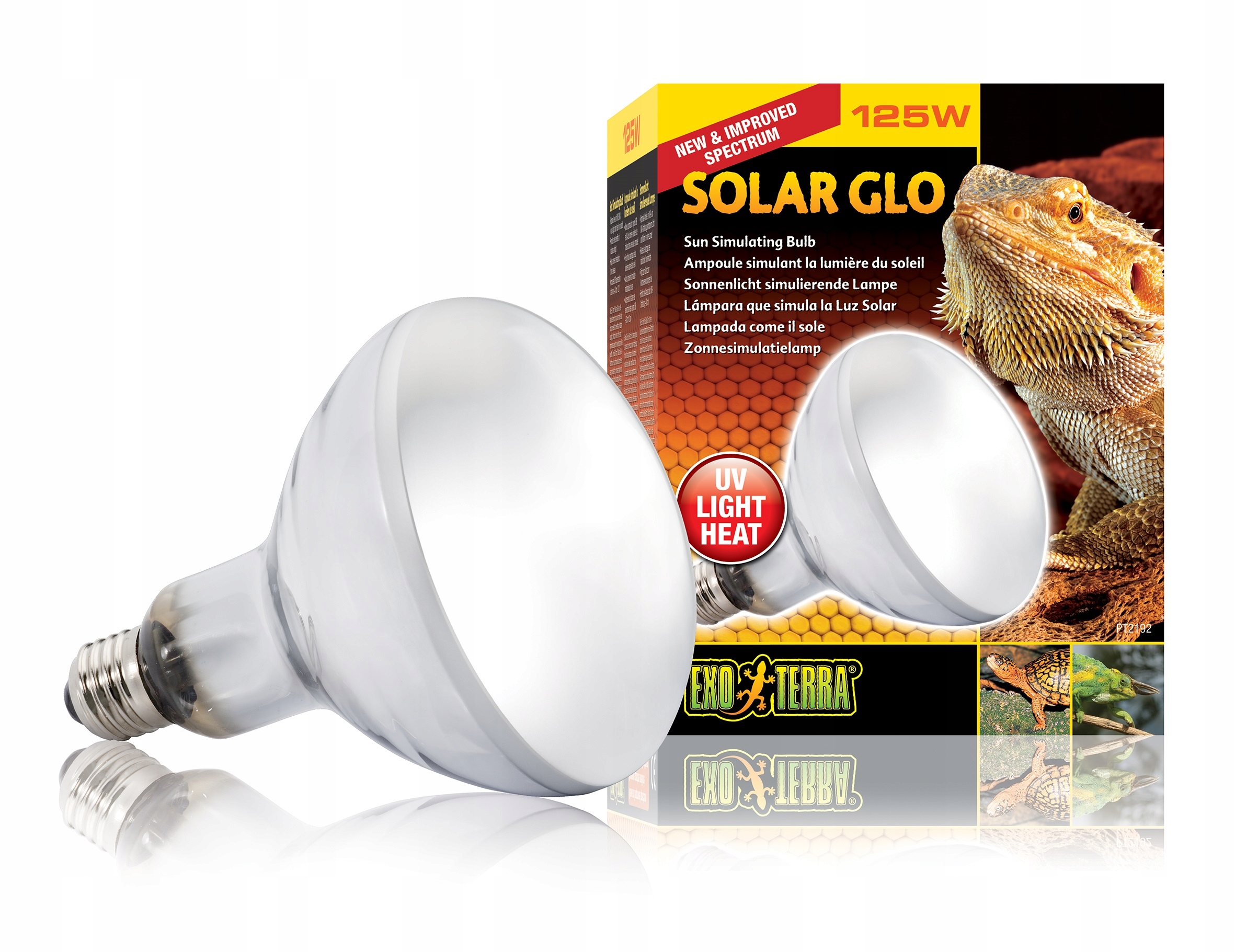

Exo Terra Żarówka Solar Glo 125 W Światło Uva Uvb