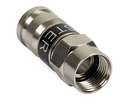 Wtyk F złącze kompresyjne MASTER Tri-Shield 10szt. Złącza wtyk F