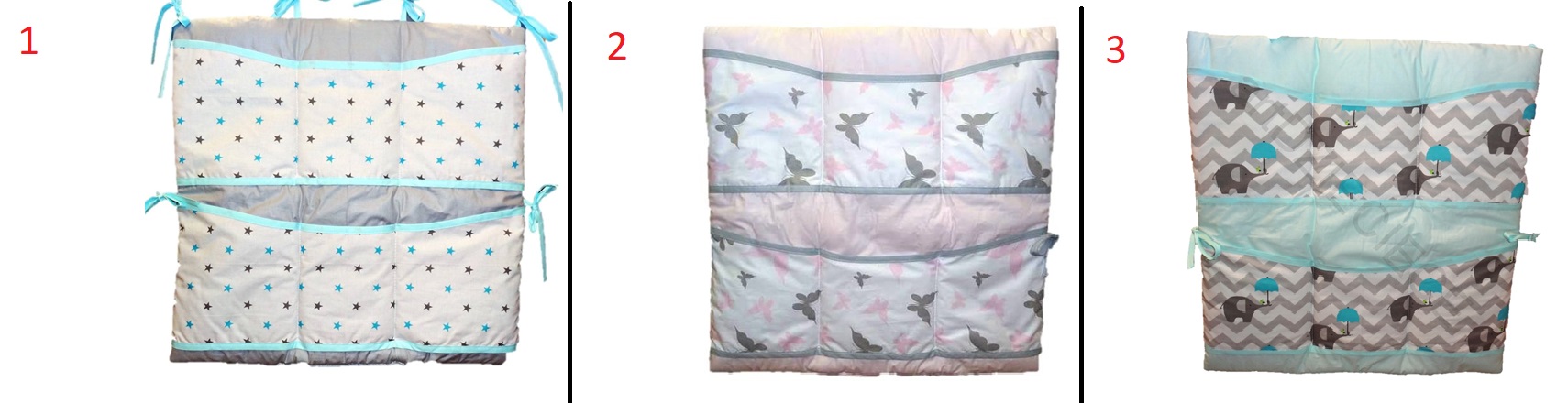 Przybornik Organizer 6 kieszeni ! Grochy Gwiazdki Bohater brak