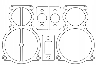 

Zestaw uszczelek głowicy pompy B6000 Abac Oma Fiac