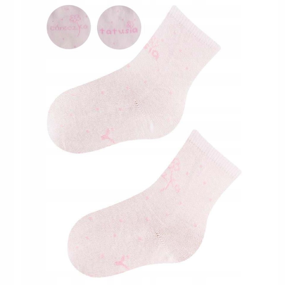 

Skarpetki dziecięce z napisami R. 19-20, 9m+