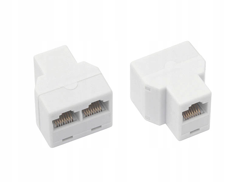 

Rozdzielacz internetu gniazdo /2gn RJ45 8p8c (2408