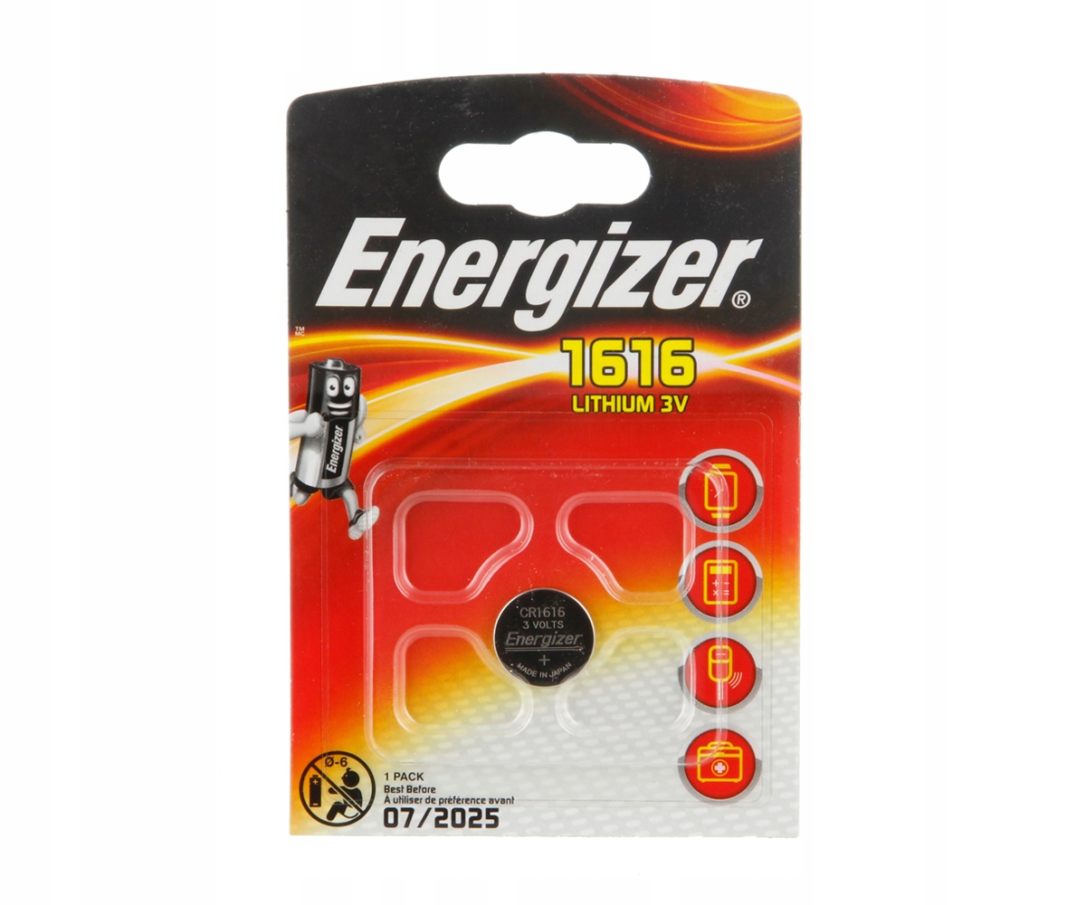 Bateria litowa Energizer CR1616 B1 3,0V LiMnO2