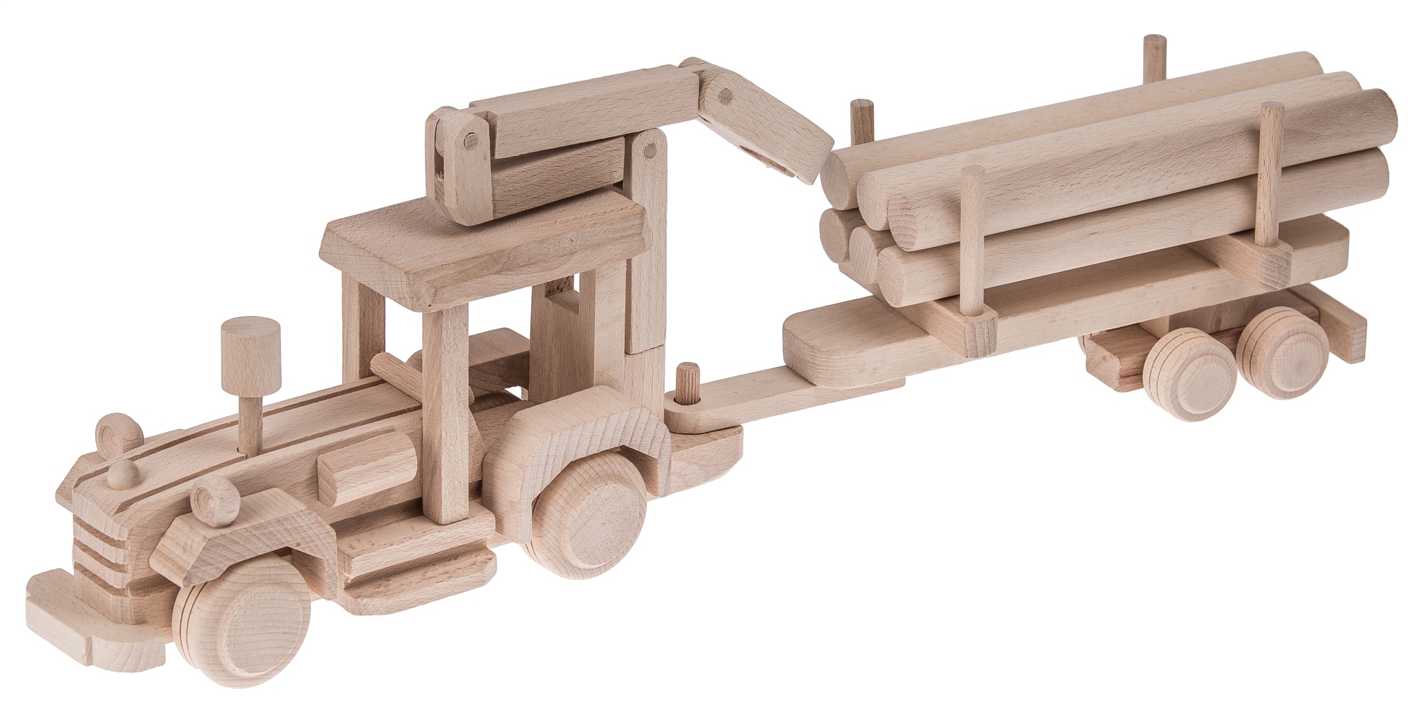 

Drewniany Ciągnik Traktor Hds Z Balami Decoupage