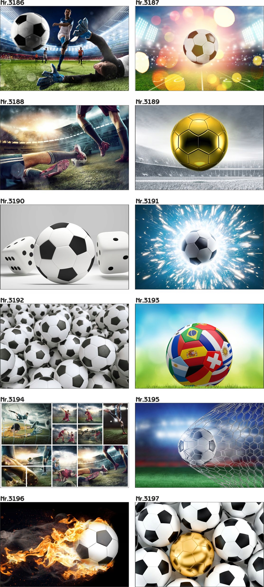 Plakat piłka nożna,piłkarze,piłkarz ,stadion 70x50 Marka Deco-Wall