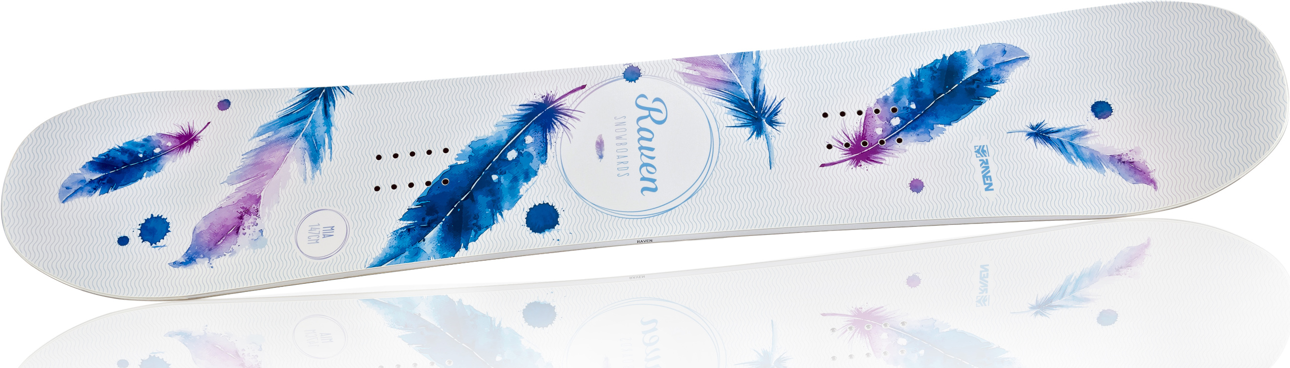 Zestaw snowboard RAVEN Mia White 143 + wiązania FT360 + buty RAVEN Pearl Model Mia White