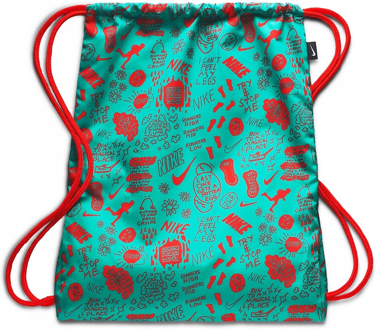 

Zielony Worek Nike Gymsack Printe BA6009 309 NEW19