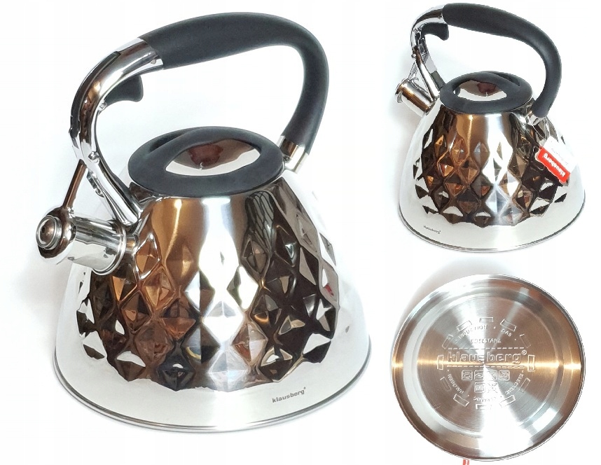 

Czajnik Z Gwizdkiem 3 L Indykcja kb7413 gaz Chrom