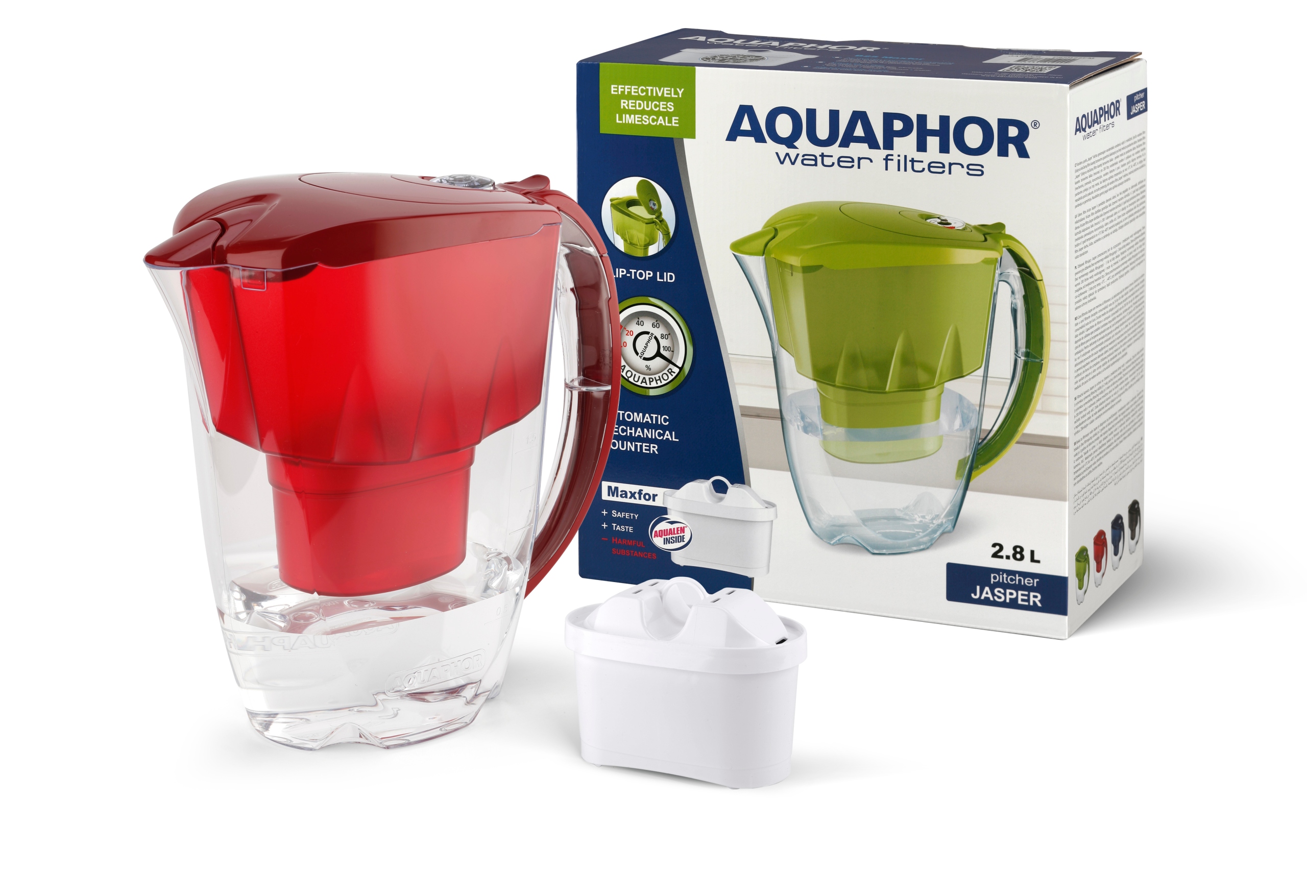

Filtr Maxfor Brita 10 Sztuk +dzbanek Jasper Malina