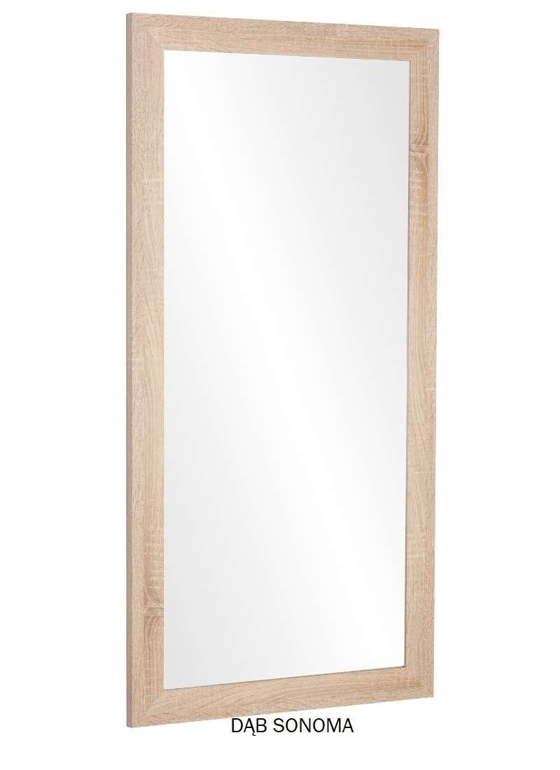 Lustro w ramie 140x80 DĄB SONOMA i 50 ROZMIARÓW Kod producenta L140X80DS