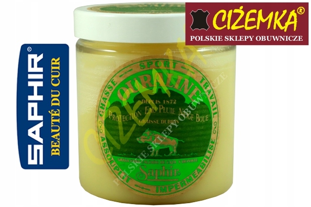 SAPHIR OURALINE DUBBIN TŁUSZCZ DO SKÓR OBUWIA 250 Płeć uniseks